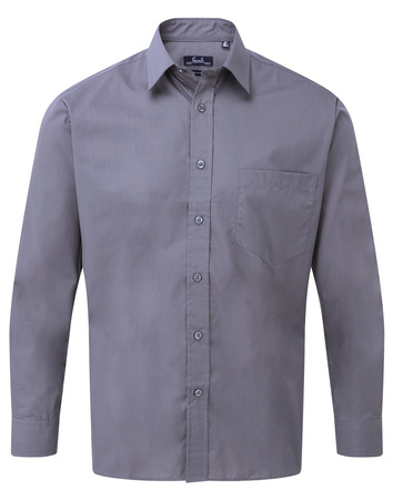 Koszula kelnerska PW200 długi rękaw - Premier