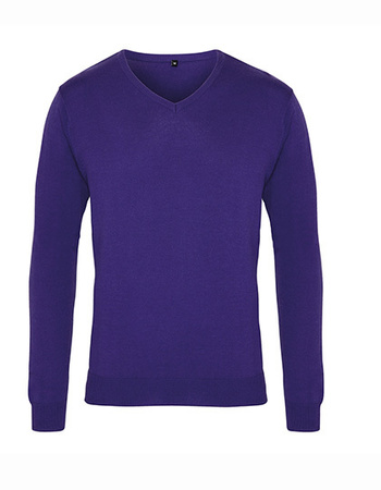 Męski sweter V-Neck Knitted PW694 Premier