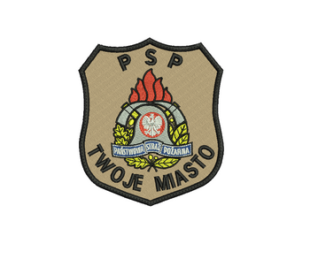 Naszywka PSP Tarcza piaskowa