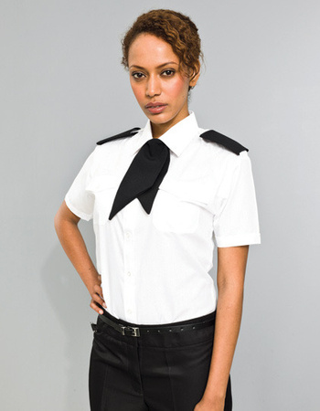 Damska koszula z krótkim rękawem PILOT PW312 - PREMIER