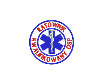 Naszywka Ratownik Kwalifikowany OSP - R3