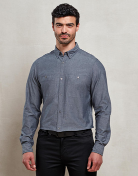 Męska Koszula Organic Chambray PW247 Premier