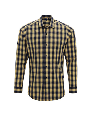 Męska koszula kelnerska w kratę Mulligan PW250