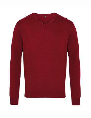 Męski sweter V-Neck Knitted PW694 Premier