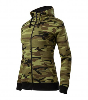 Bluza damska Camo Zipper C20 - Malfini