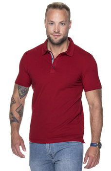 Polo męskie Mars - Crimson Cut