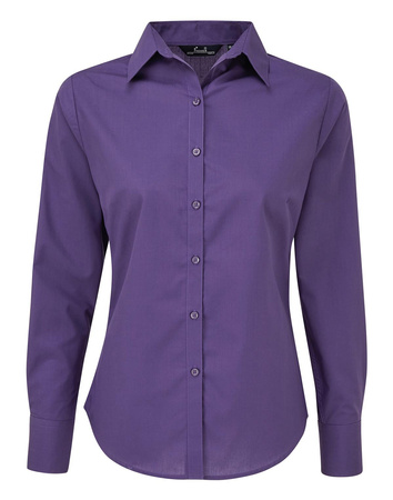 Damska koszula z długim rękawem PW300 - Premier