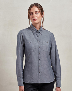 Koszula damska Organic Chambray PW347 Premier