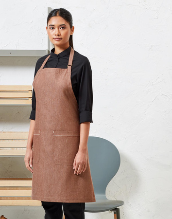 Organic Denim Fairtrade Bib Apron PW113 - PREMIER