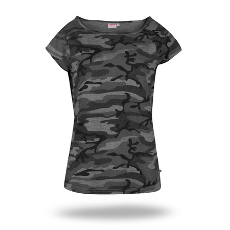 Damska koszulka Camo - Crimson Cut