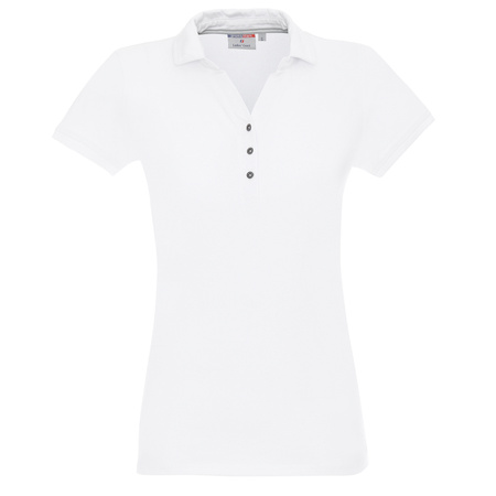 Koszulka polo damska Coast - Crimson Cut