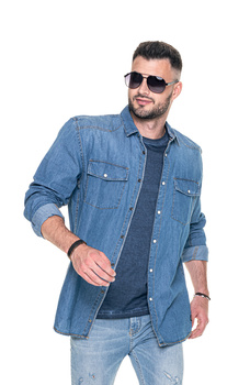 Koszula męska Western - Crimson Cut