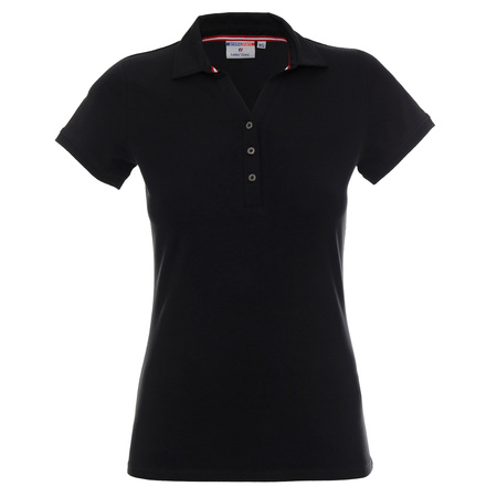 Koszulka polo damska Coast - Crimson Cut