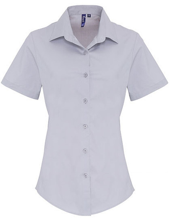 Koszula damska z krótkim rękawem Stretch Fit PW346 Premier